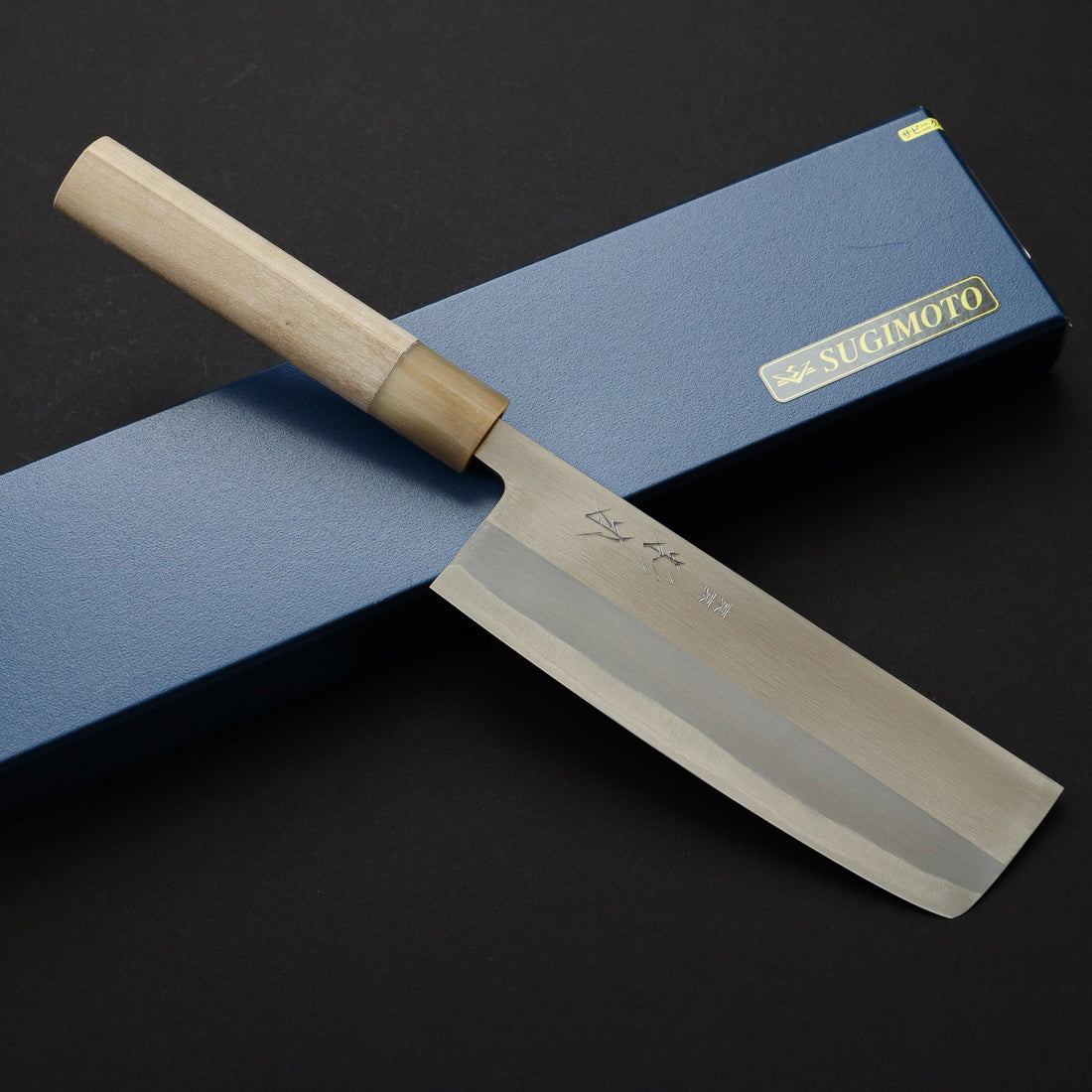 SUGIMOTO CHROMIUM MOLYBDENUM NAKIRI 165MM MAGNOLIA HANDLE