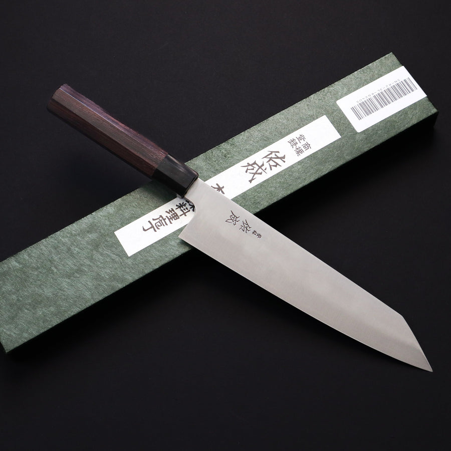 SUKENARI R2/SG2 3 LAYER KIRITSUKE GYUTO 240MM SHITAN HANDLE